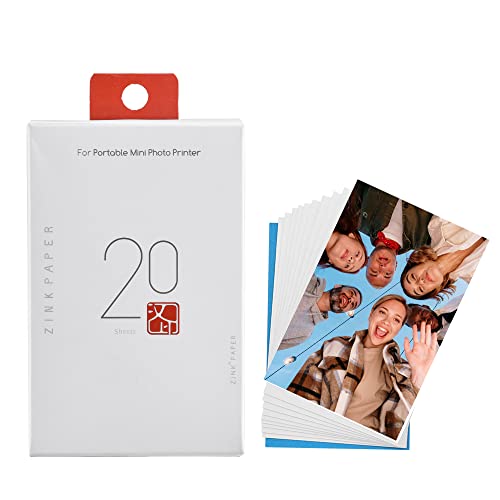 HPRT MT53 photo paper 2X3', Compatible with all Zink photo
