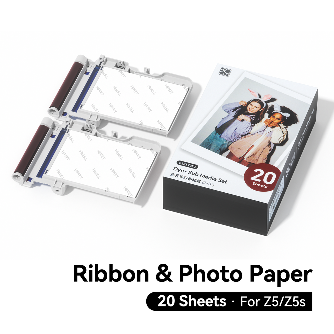 1114-254 プリンター HPRT Z5S Instant Print Camera – Portable 2x3 Photo Printer with
