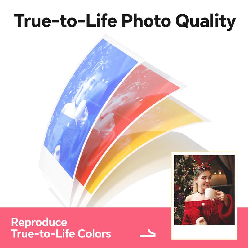 HPRT Z5S Instant Print Camera – Portable 2x3 Photo Printer with Built-in Dye-Sublimation, Ink-Free & Rechargeable