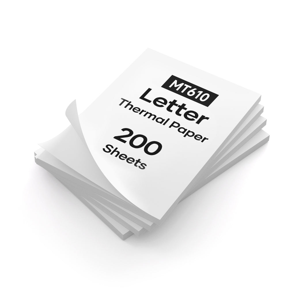 iDPRT Thermal Printer Paper, 200 Sheets for MT610 Thermal Paper