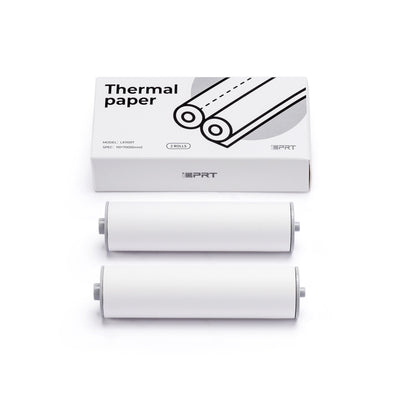 iDPRT 4.3'' Thermal Paper 2 Rolls - 4.3 x 11.7 Inch Thermal Pape Compatible with MT890/HPRT MT810/M08F/ITP01/ITP04, BPA Free&Support Contract, Picture, Etc - 110mm