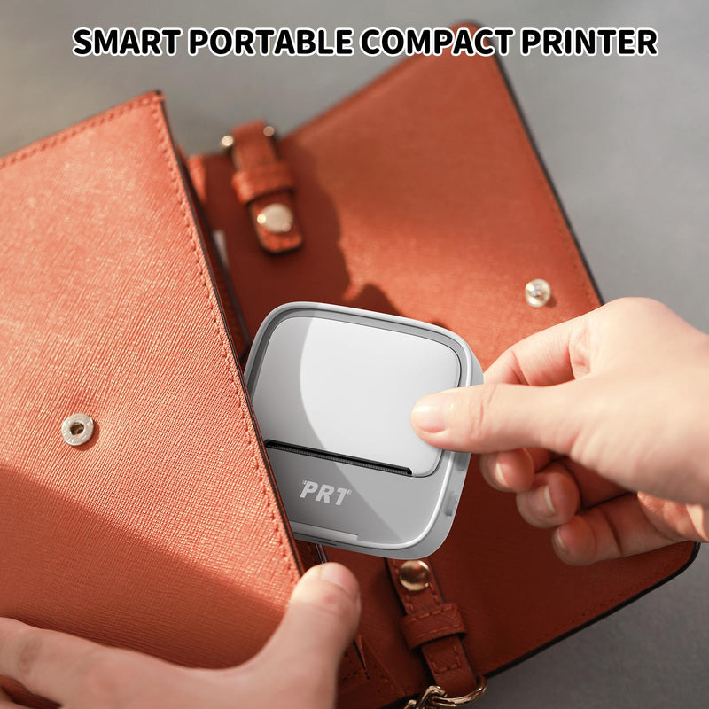 PRT S1 Inkless Mini Printer with 1 Roll Sticker Paper