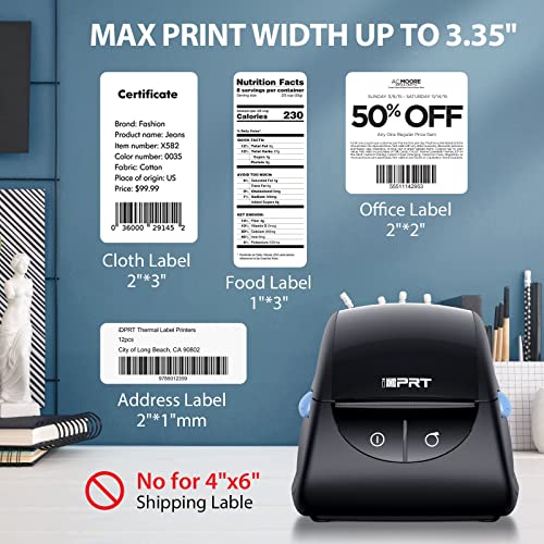 IDPRT Bluetooth Label Printer - 2022 Ultra orders Fast Thermal Label Printer, Wireless